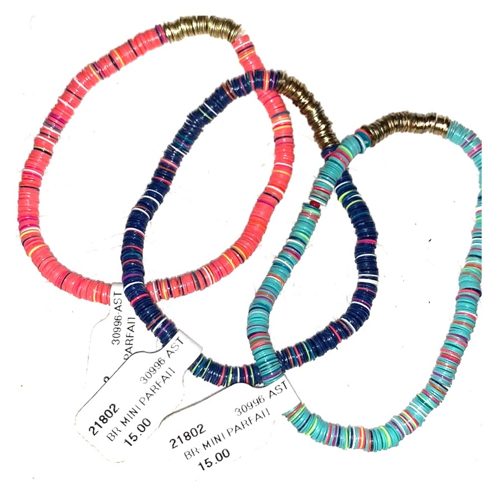 NWT Colorful stretch bracelets